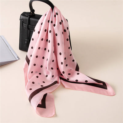 Pañuelo de Seda Satinado con Moño - Accesorio Elegante Multifuncional - Image 22