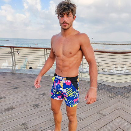 Bóxer de Baño Masculino Sexy - Traje de Baño Moderno