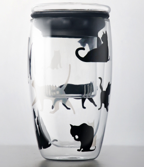 Taza de Cristal Doble con Filtro de Té - Aislante Térmico para Oficina - Image 3
