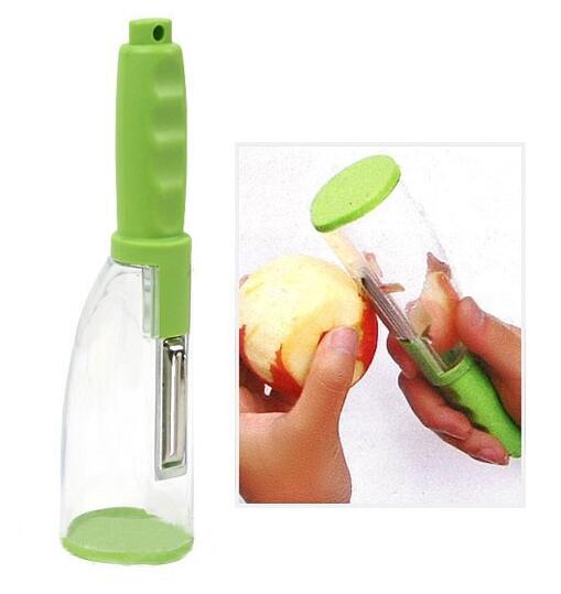 Pelador de Frutas y Verduras Manual con Caja de Almacenamiento - Image 7