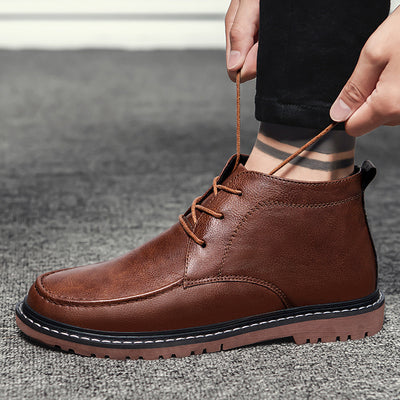 Botas Altas de Cuero para Hombre - Zapatos Premium de Caña Alta - Image 11