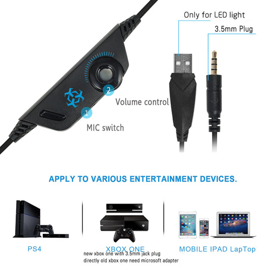 Auriculares Gamer V3 con Cable - Sonido Cristalino para Juegos y Trabajo - Image 4