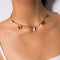 Metal Butterfly Tassel Pendant Women's Clavicle Dorado 5butterflies
