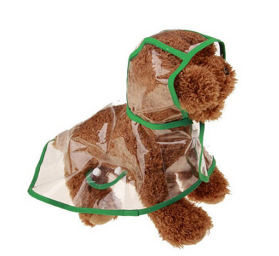 Impermeable Transparente para Perros con Capucha