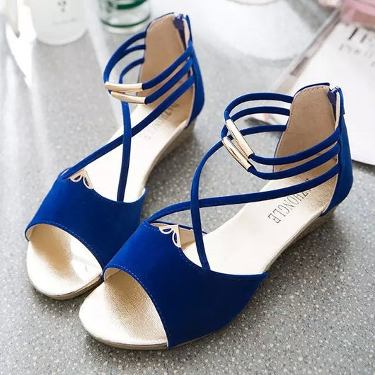 Sandalias con Tira Frontal y Tacón Bajo Cómodo - Image 14