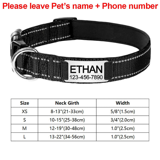 Collar Ajustable para Perro con Diseño Tallado - Image 4