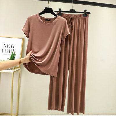 Conjunto de Casa Cómodo Estilo Coreano Talla Grande Mujer - Image 9
