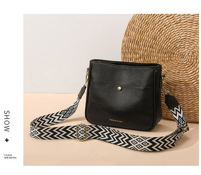 Bolso Bandolera de Cuero Genuino - Estilo Casual Premium - Image 10