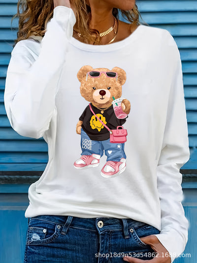 Camisetas Estampadas de Manga Larga para Otoño e Invierno - Image 16
