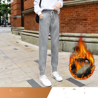 Pantalón Holgado de Terciopelo para Mujer Talla Plus - Image 25