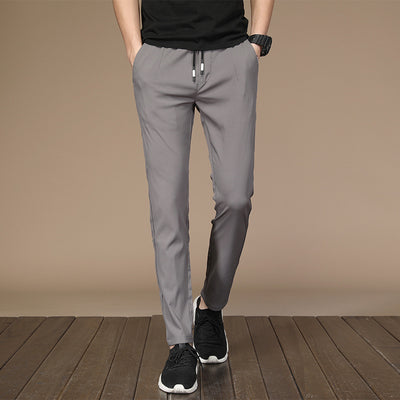 Pantalones Casuales de Seda de Hielo para Hombre - Comodidad Máxima en Verano - Image 5