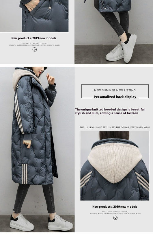 Abrigo Suelto Acolchado Estilo Coreano para Mujer - Image 12