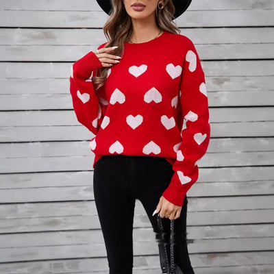 Suéter Corazón para Mujer Talla Grande - Perfecto para San Valentín - Image 9