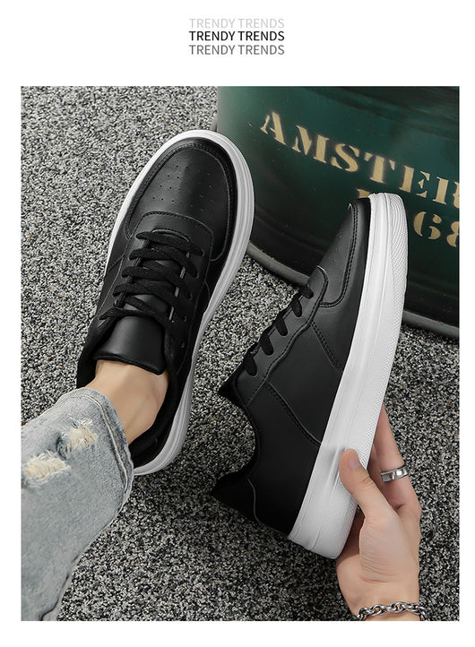 Zapatos Plataforma Blancos Talla Grande para Hombre - Primavera y Verano - Image 12