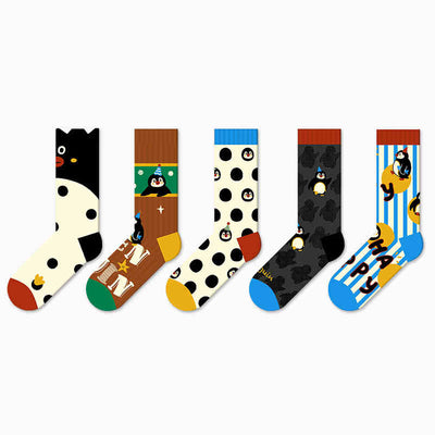 Calcetines de Algodón Estampado Infantil Primavera Otoño - Image 29