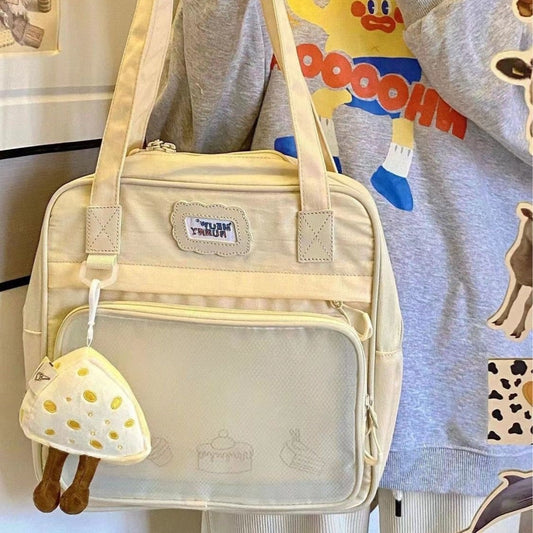 Bolsa Escolar de Gran Capacidad Estilo Japonés Minimalista para Estudiantes - Image 2