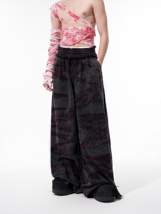 Pantalones Vintage Tiger Teñidos a Mano - Estilo Niche Original - Image 14