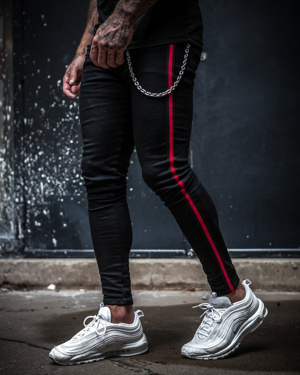Pantalones de Mezclilla Clásicos de Color Sólido