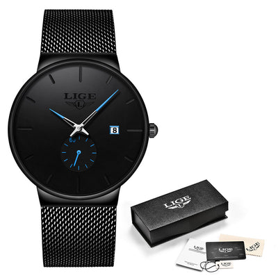 Reloj Deportivo de Malla Metálica con Movimiento de Cuarzo - Image 5
