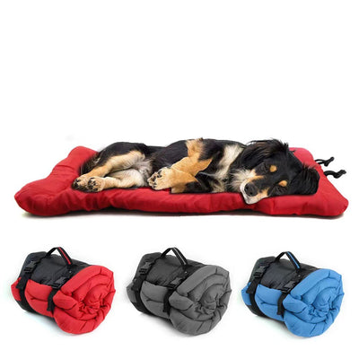Cama Portátil para Perros Impermeable - Colchoneta Viaje y Camping