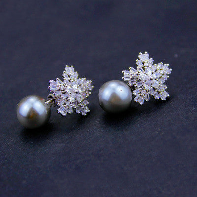 Aretes Perla de Nieve