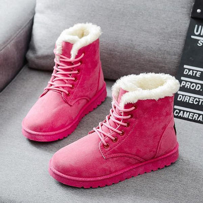 Botas de Nieve con Tubo Corto y Forro de Terciopelo - Image 8