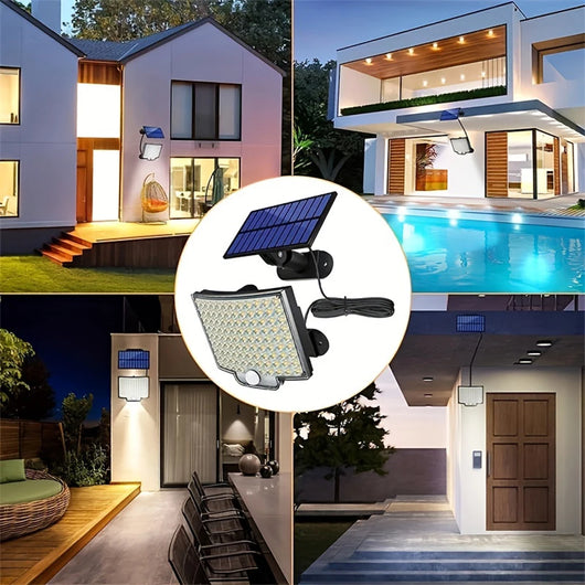Foco Solar LED Inteligente Exterior 106LED - Sensor Movimiento, Control Remoto, 3 Modos - Image 21