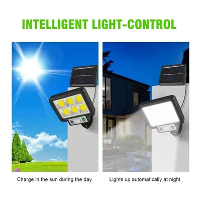 Lámpara Solar de Pared Inteligente con Sensor de Movimiento - 3 Modos de Iluminación - Image 24