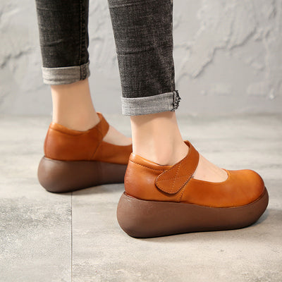 Zapatos Elevadores de Cuero Genuino Primera Capa - Image 2