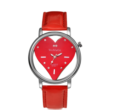 Reloj de Pulsera Hueco con Corazón
