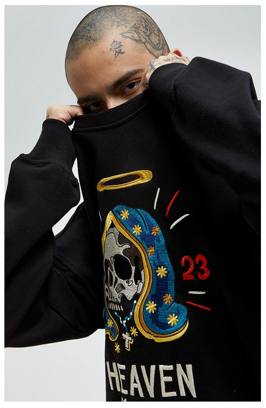 Sudadera Motociclista Calavera Gangster Estilo Urbano - Image 4