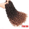 Cabello Sintético para Trenzas Crochet Ombre Estilo Locs
