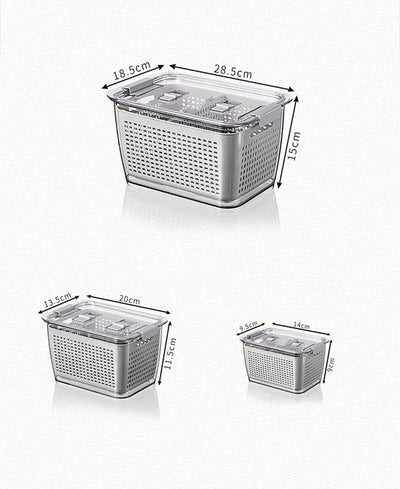 Caja Organizadora de Conservación para Refrigerador de Gran Capacidad - Image 10