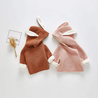 Cardigan Infantil con Orejas de Conejo - Suéter Versátil para Niños y Niñas - Image 4