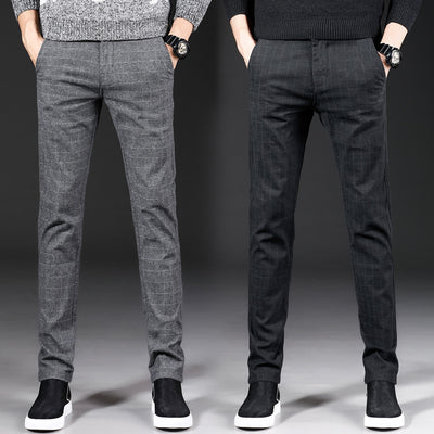 Pantalones Casuales Hombre Slim Fit Microelásticos Estilo Coreano - Image 4