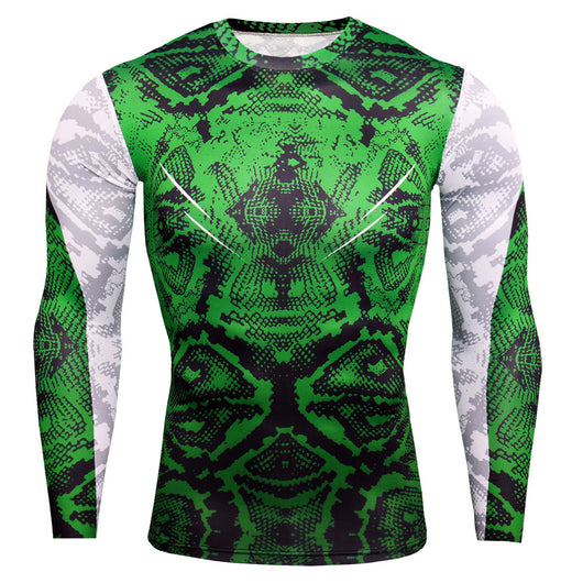 Camiseta Manga Larga Cuello Redondo Slim Fit para Hombre - Image 24