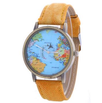 Reloj con Correa de Lona y Esfera con Mapa - Image 10