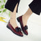 Zapatos Planos Puntiagudos de Color Sólido para Mujer