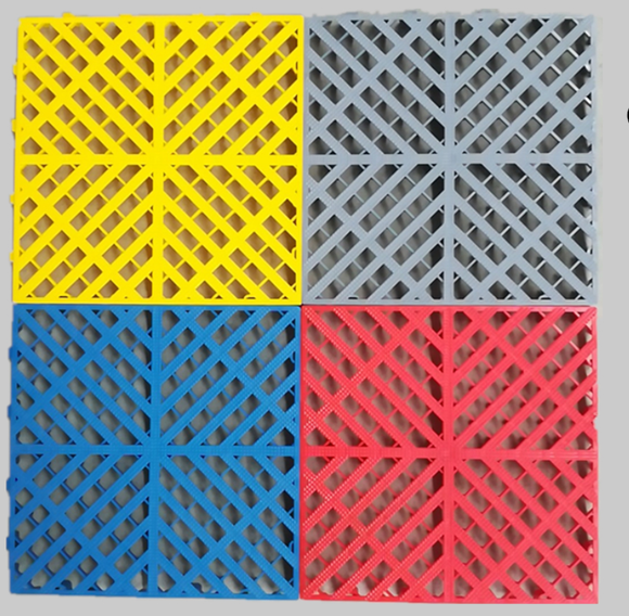 Rejilla Plástica Tipo Mosaico para Lavaderos de Autos