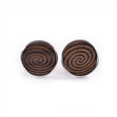 Gemelos Franceses de Madera Redonda - Elegancia Clásica - Image 4