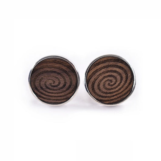 Gemelos Franceses de Madera Redonda - Elegancia Clásica - Image 4
