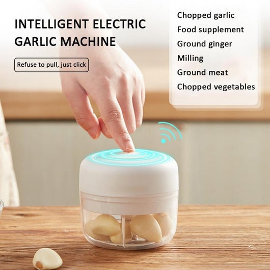Picador Eléctrico de Ajo y Vegetales para el Hogar