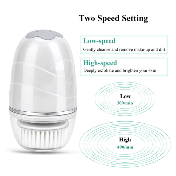 Cepillo Limpiador Facial Rotatorio Eléctrico