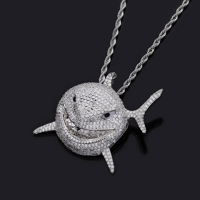 Dije Tiburón Elegante con Circonitas - Image 3