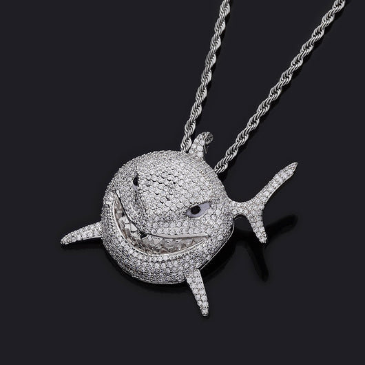 Dije Tiburón Elegante con Circonitas - Image 3