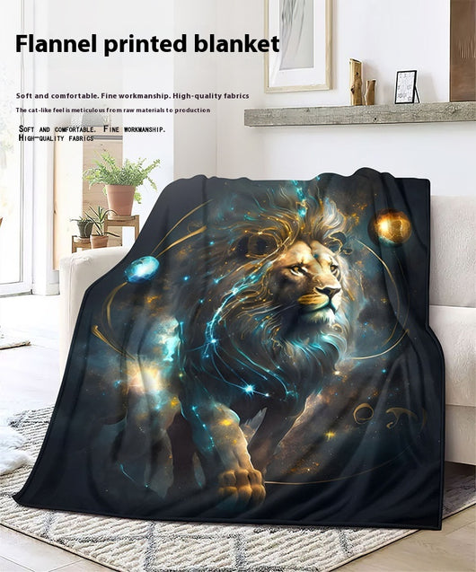 Manta Sherpa para Niños con Estampado de Animales - Doble Capa - Image 36