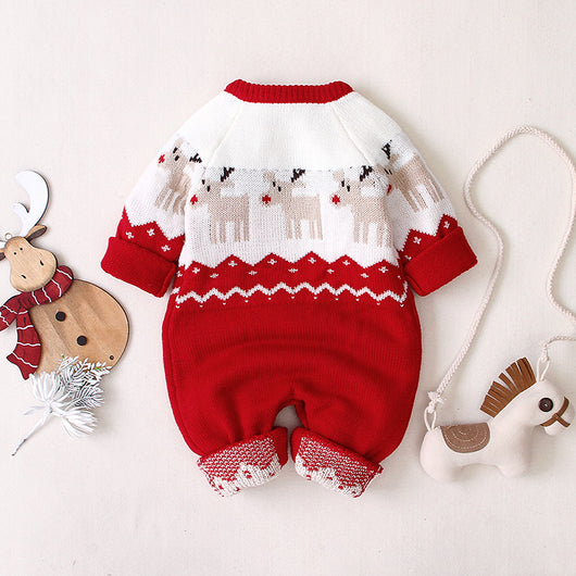 Pijama Navideño Infantil con Diseño de Reno - Image 4