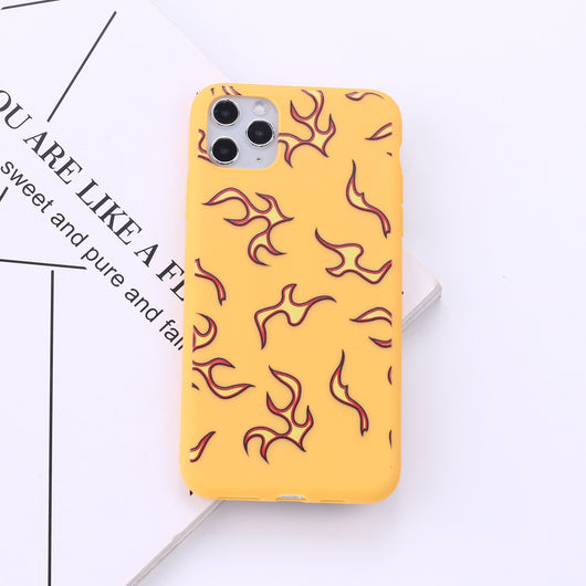 Funda Protectora Multicolor con Efecto Llama Compatible con Apple - Image 10