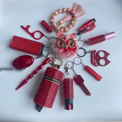 Kit de Pulsera Defensa Personal Tiger Finger con Rompe Cristales