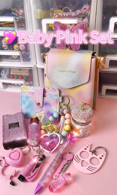 Juego de Bolsos Degradado Arcoíris